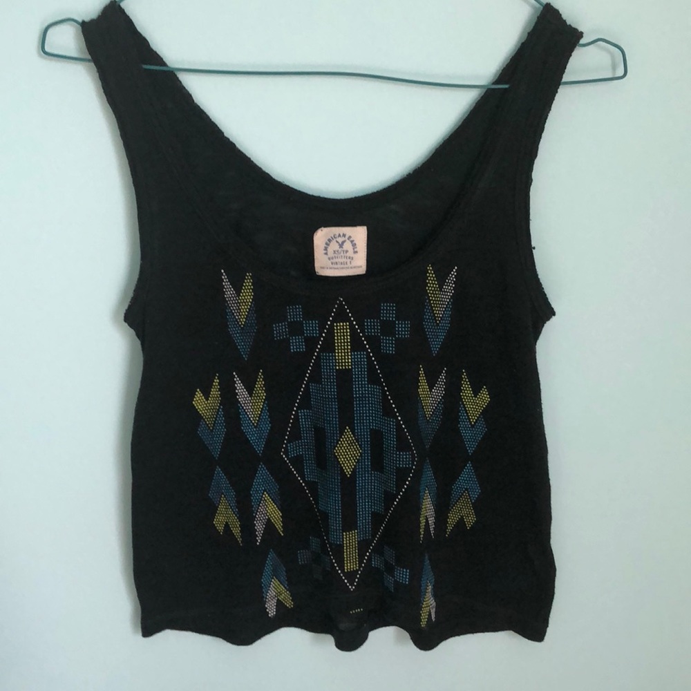 American Eagle Tribal Print Tank Top